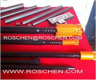 R38 T38 T45 T51 Standard Type rock drill rods , Tungsten Carbide steel drill pipe